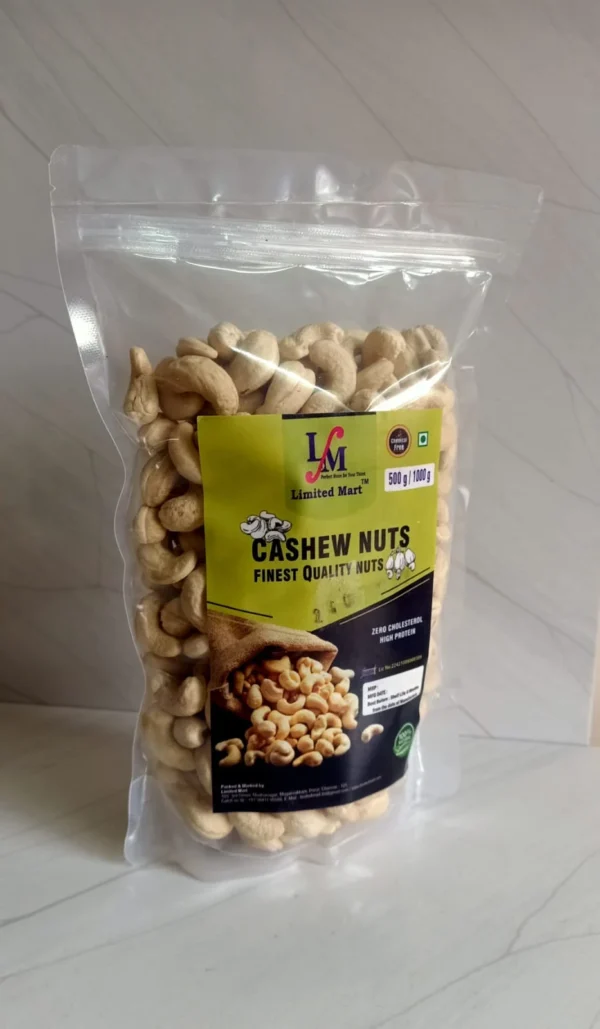 Premium W240 Fresh Crispy full Cashew nuts from Nattukottai nuts-1st Quality